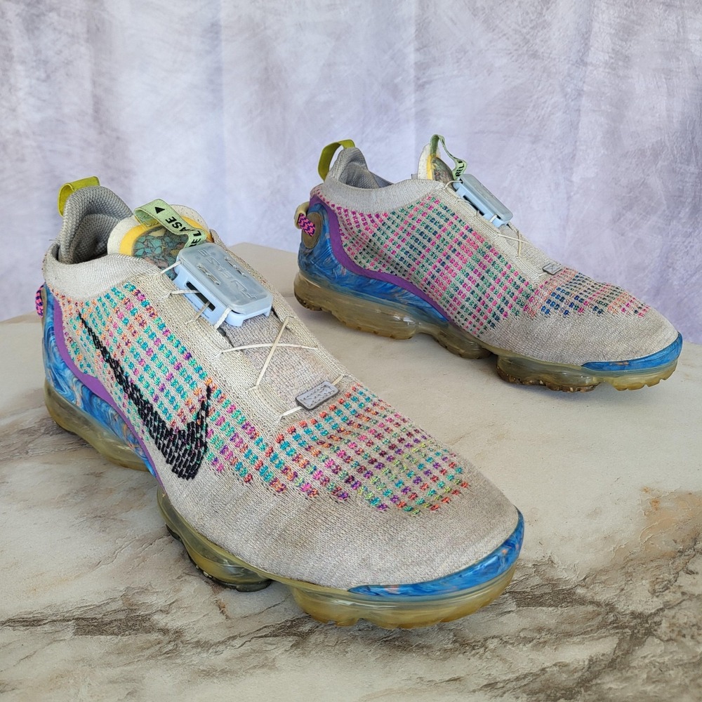 Nike Air VaporMax 2020 Flyknit Shoes Mens Size 12 Multicolor Sneakers CJ6740-001
